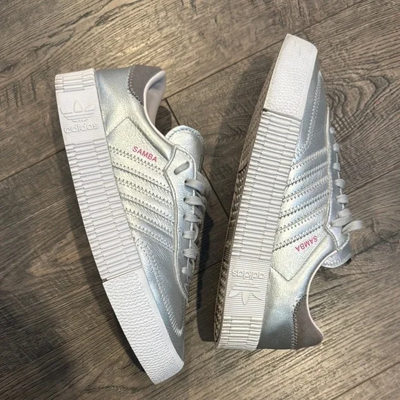 Adidas Sambarose 'Silver Metallic - Picture 2 of 9